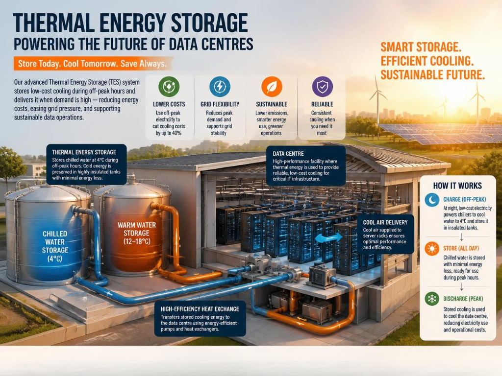 Thermal Energy Storage: Cut Data Centre Cooling Cost