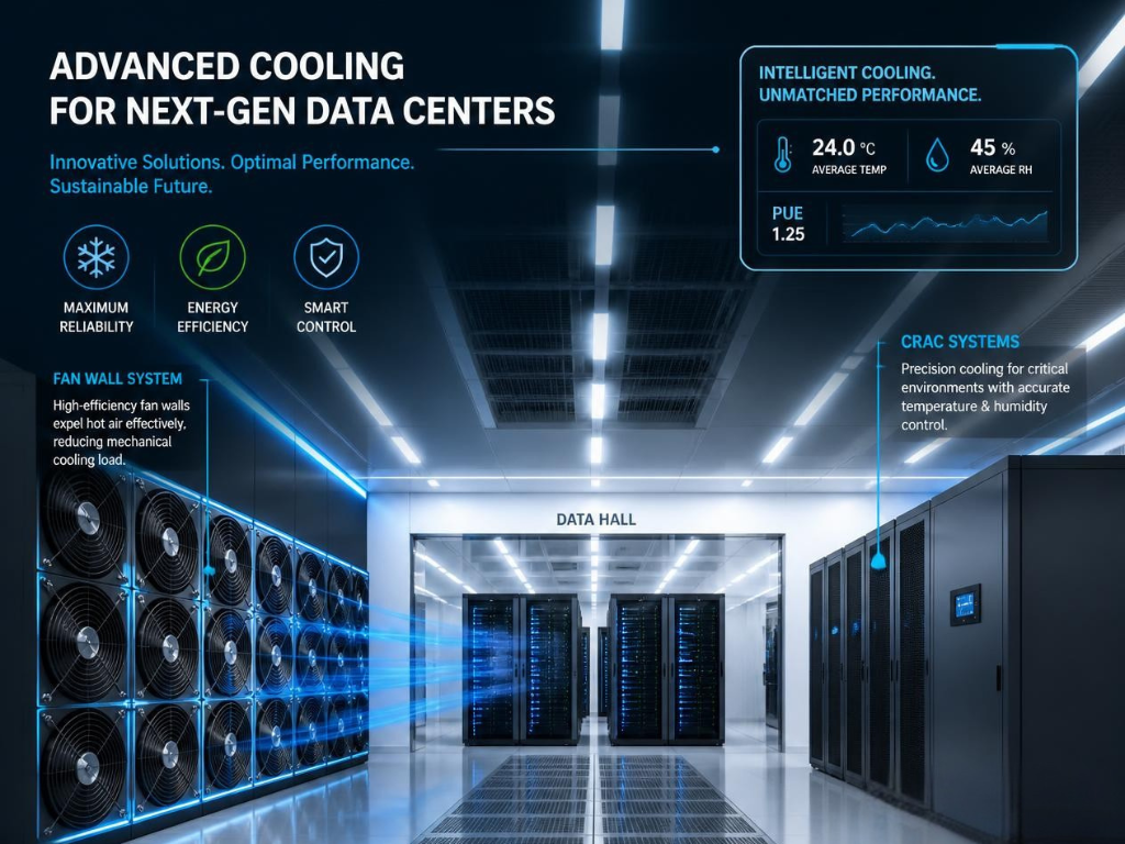 Fan Wall vs CRAC: How to Choose for Data Halls